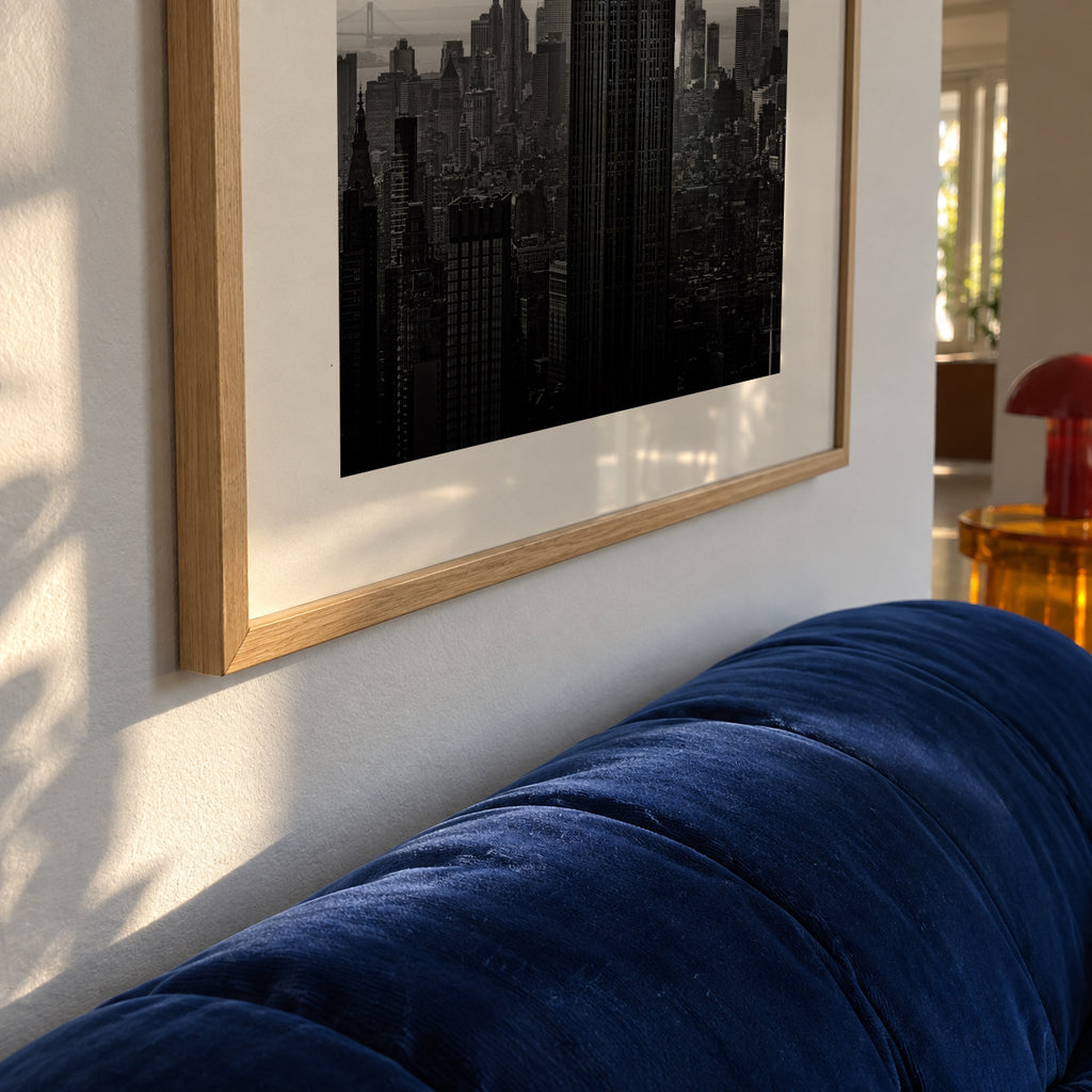 New York Rockefeller View - Framed poster detail