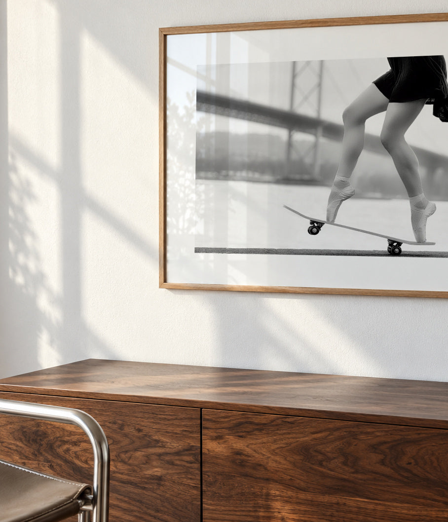 Skater Girl - Framed poster detail