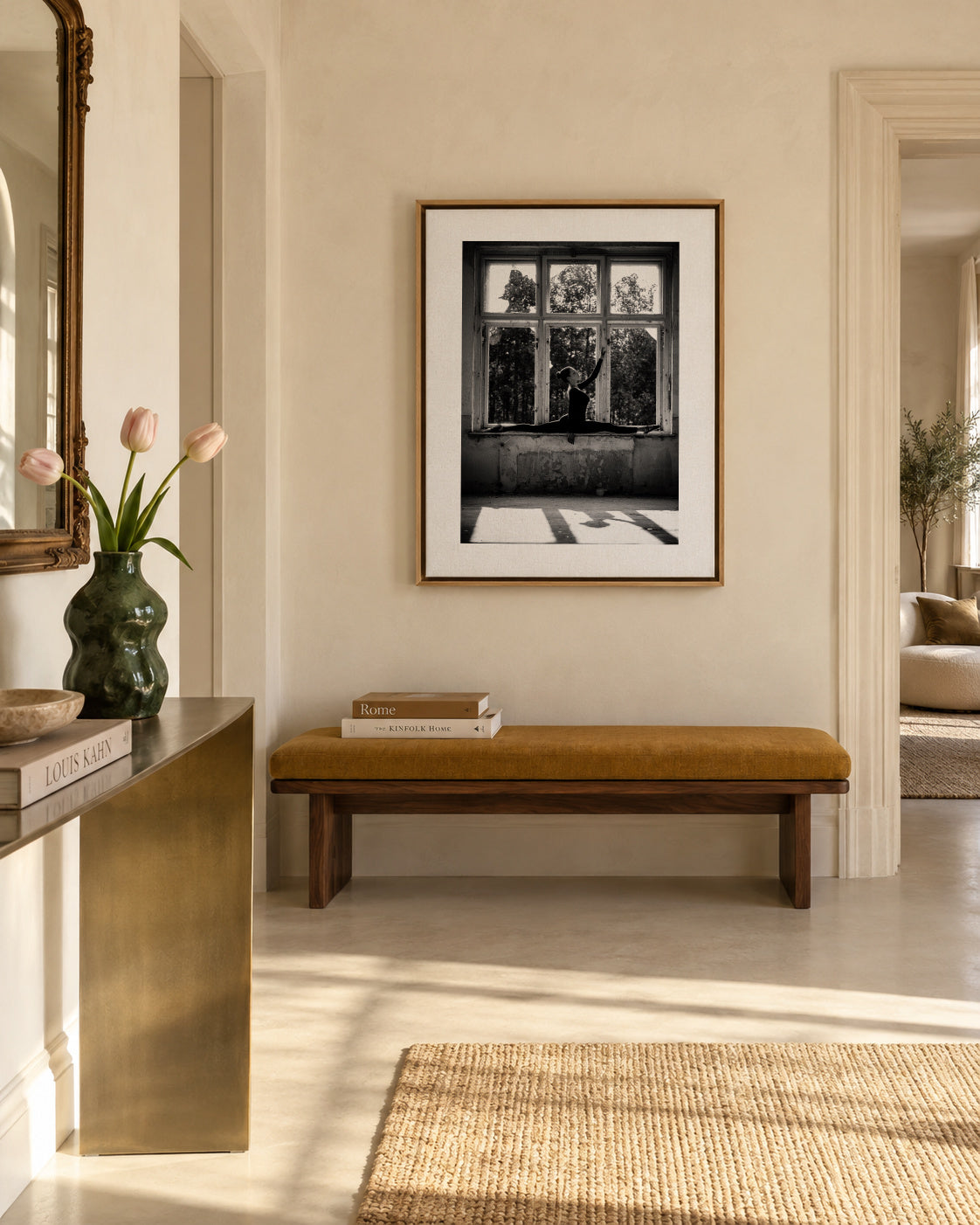 Dance - Framed canvas in an interior