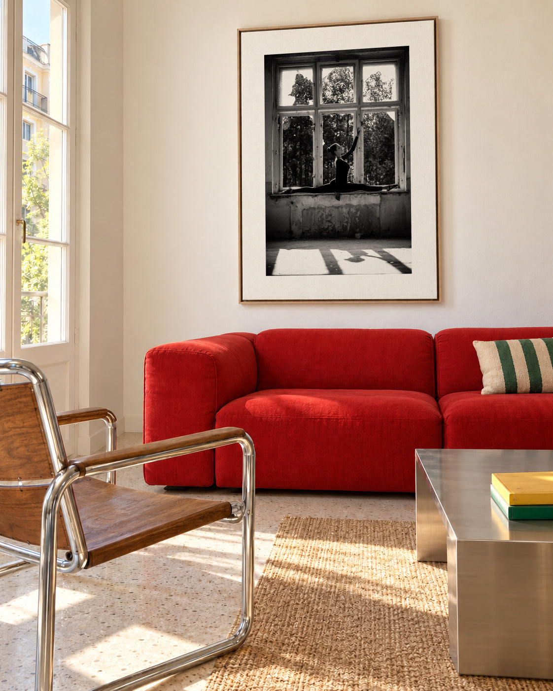 Dance - Framed canvas in an interior