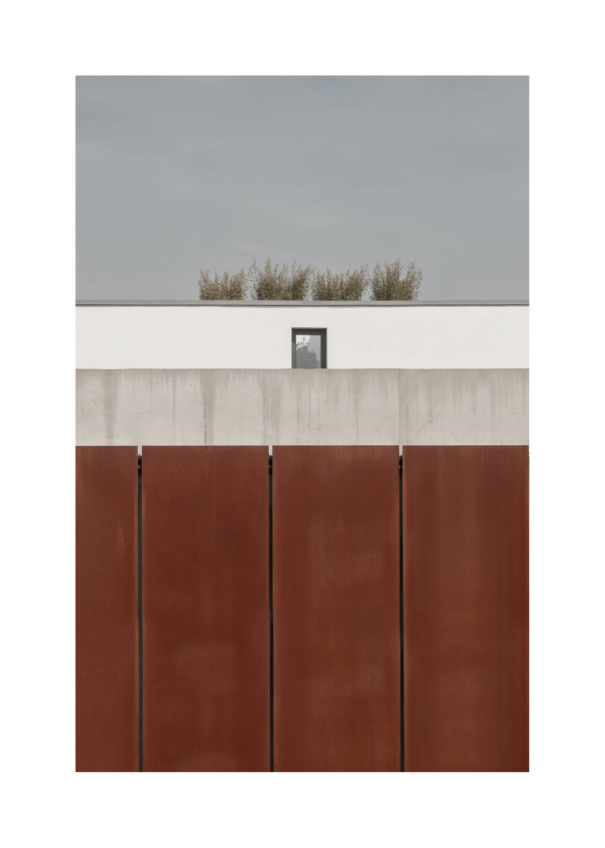 behind the wall - Unframed art print