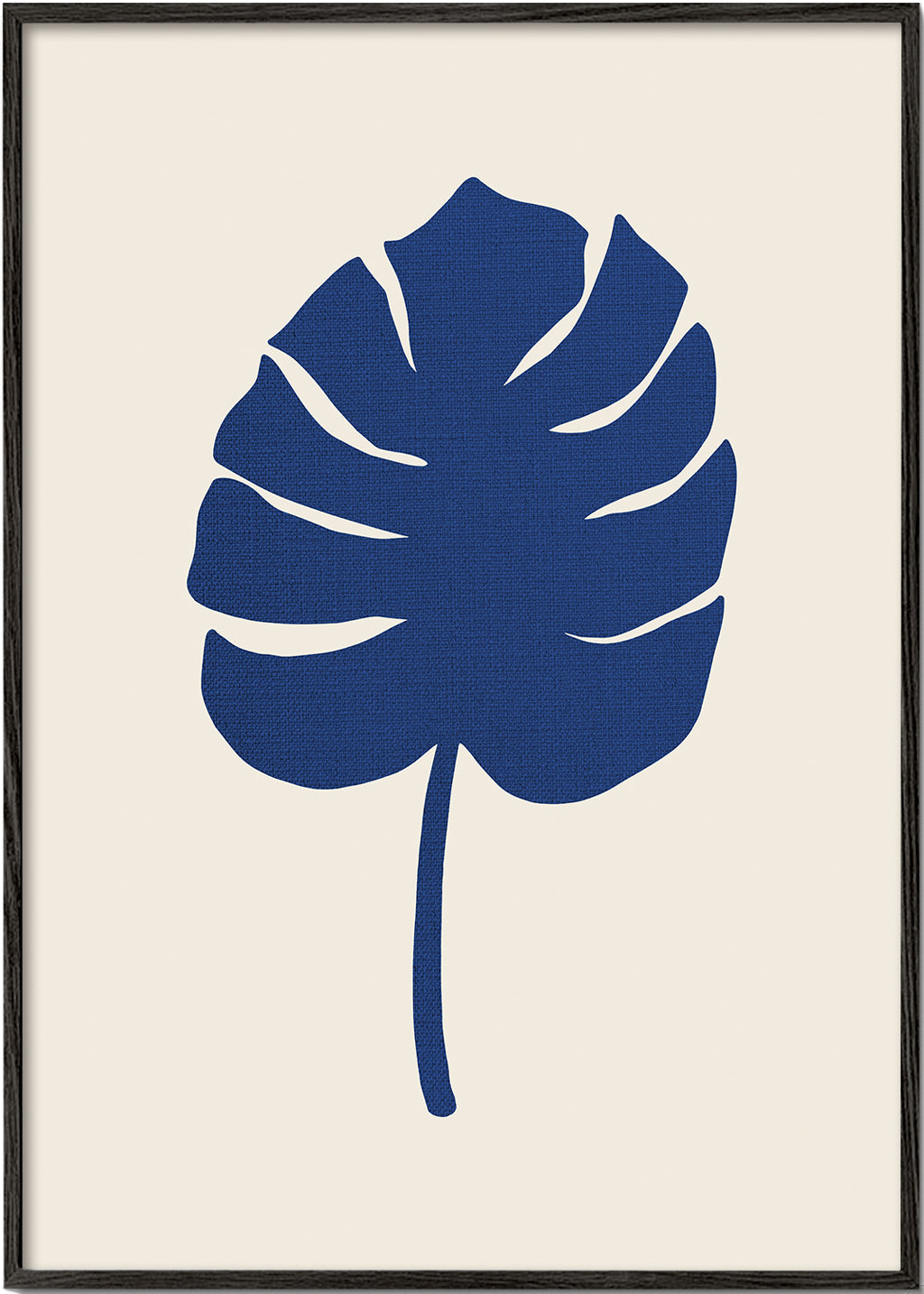 Plakat botaniczny Monstera niebieska