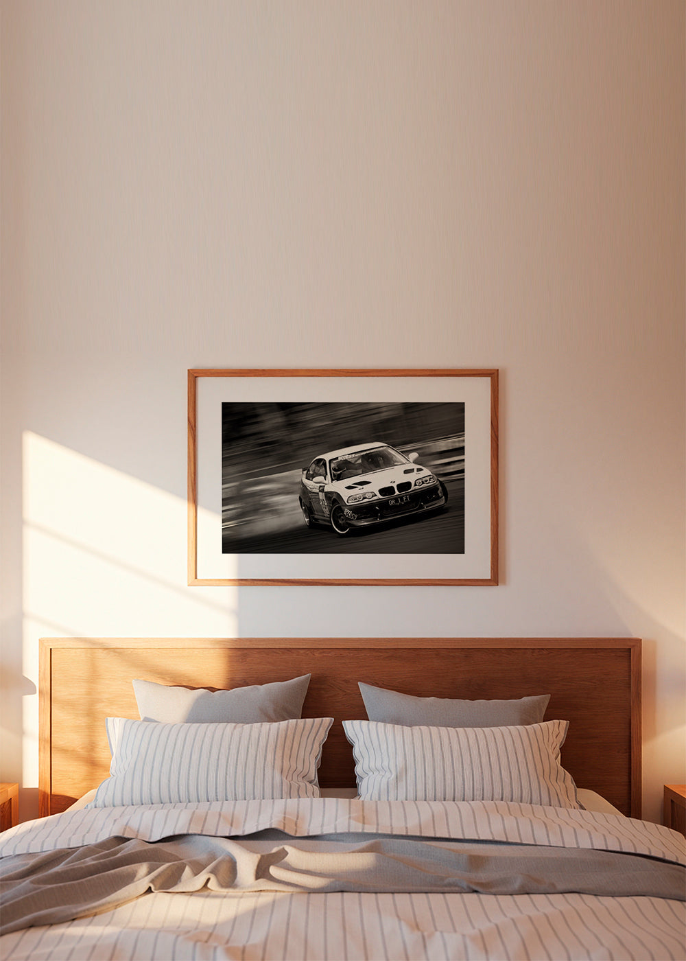 Fotografia samochodu wyścigowego w drift