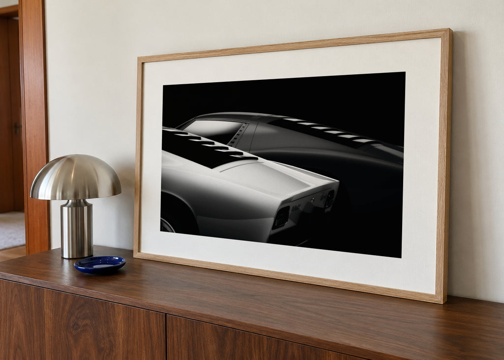2 Miura - Framed poster in an interior