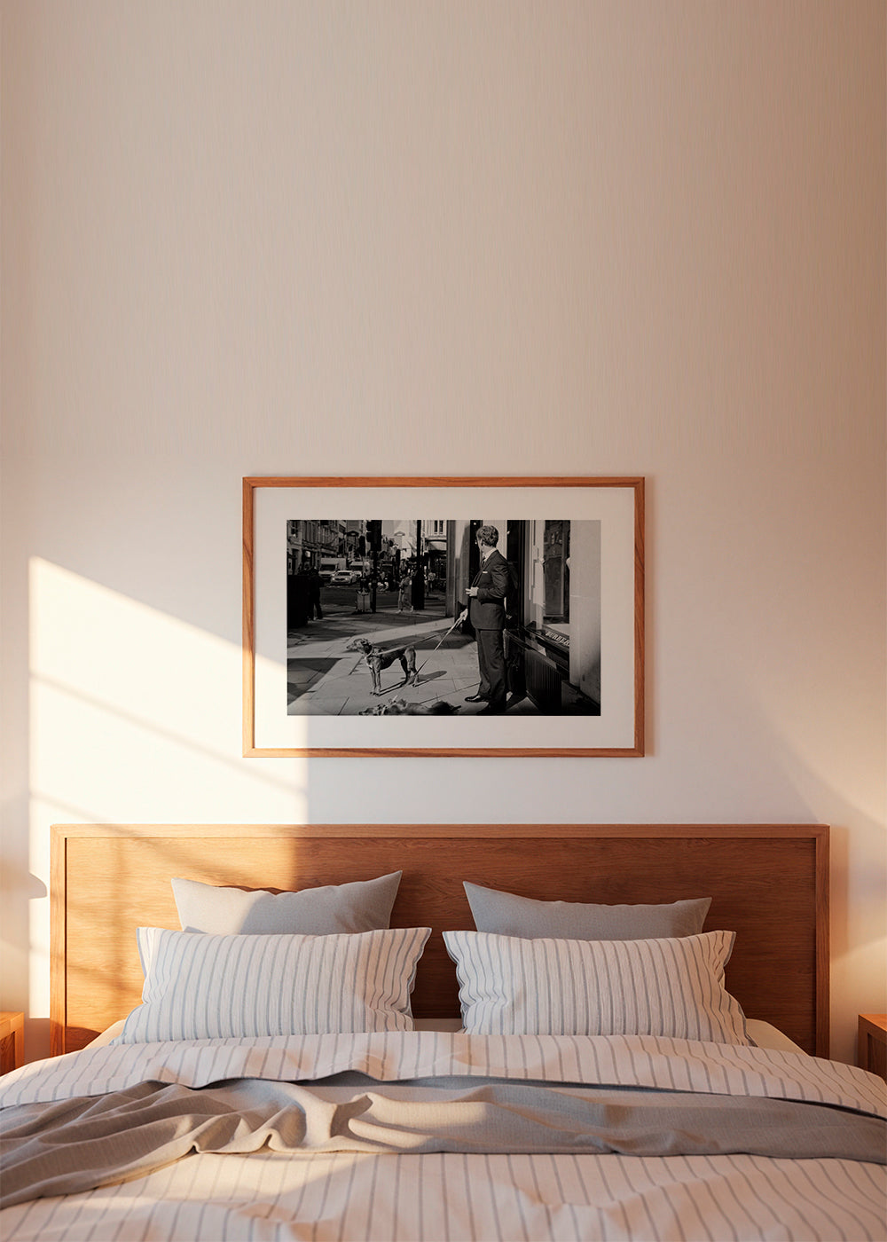 Fotografia miejska mężczyzna z psem