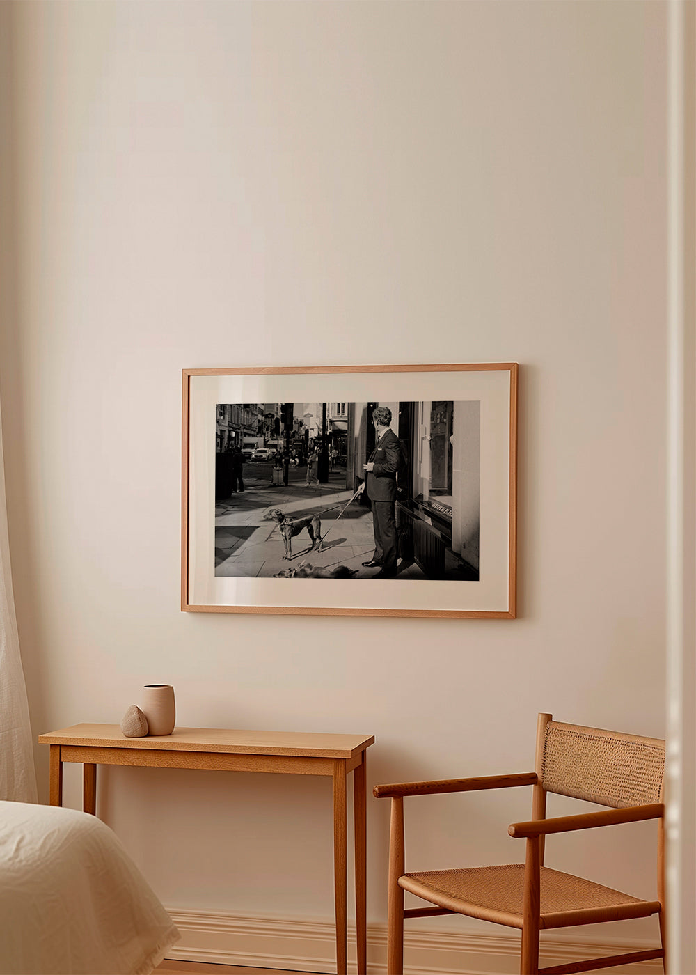 Fotografia miejska mężczyzna z psem