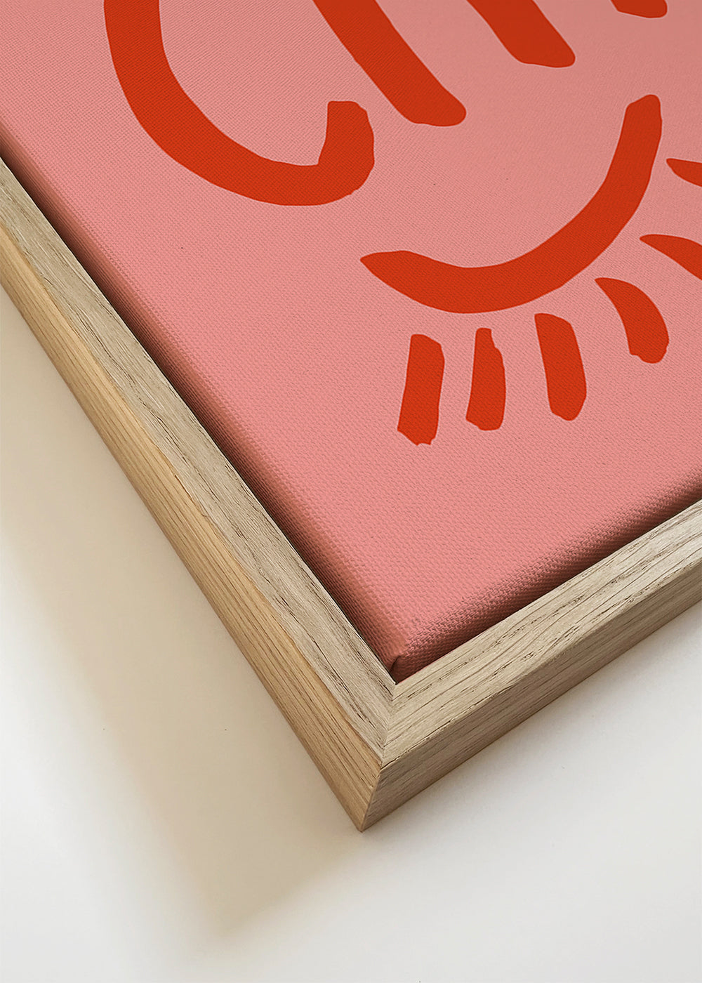Plakat typograficzny 'Très Chic' różowy