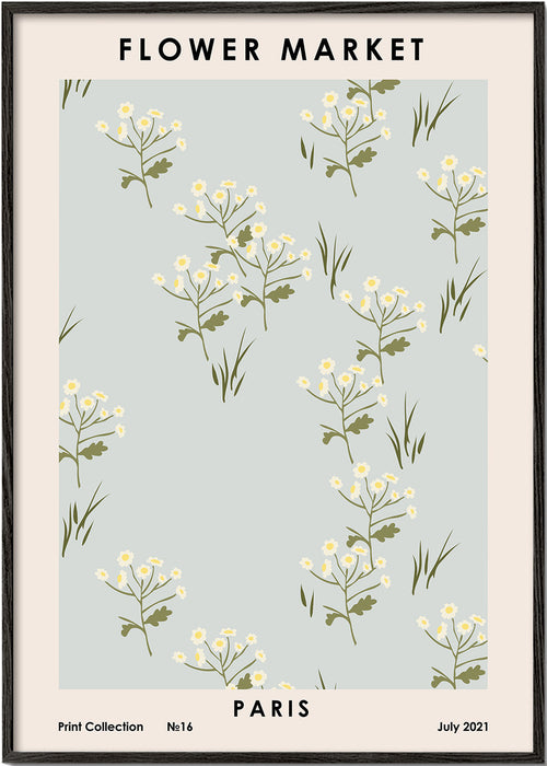 Plakat botaniczny Flower Market Paris
