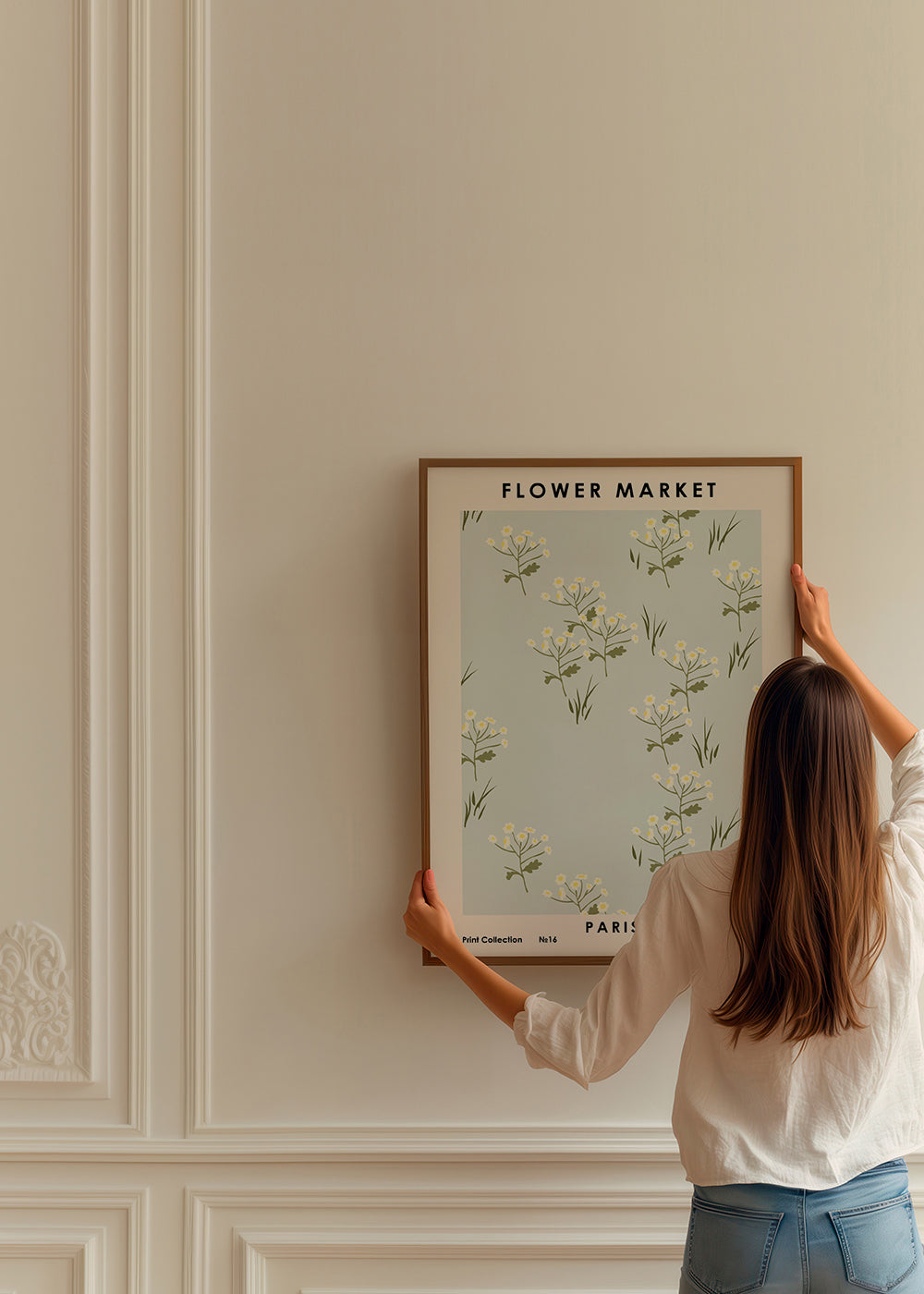 Plakat botaniczny Flower Market Paris