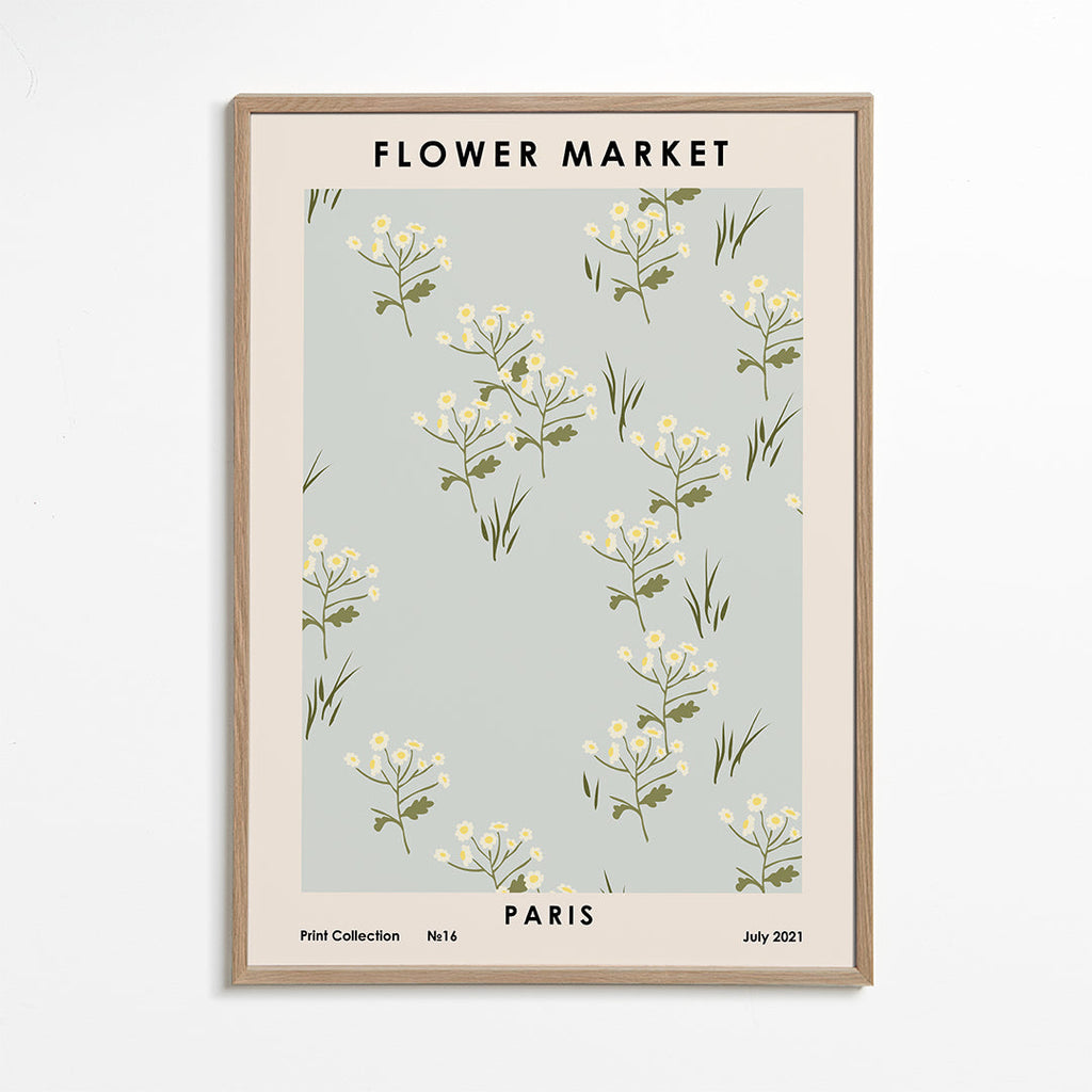 Plakat botaniczny Flower Market Paris