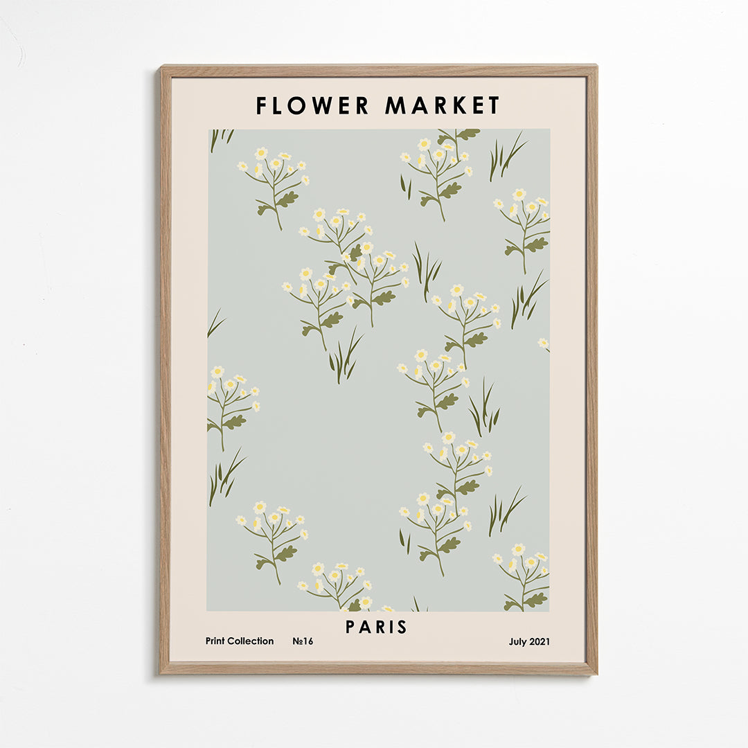 Plakat botaniczny Flower Market Paris