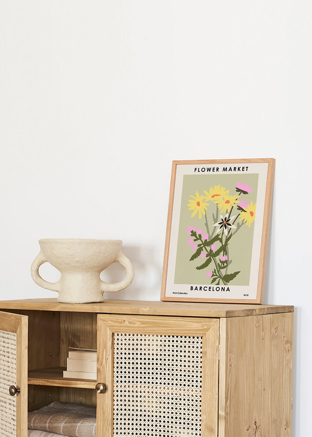 Plakat botaniczny Flower Market Barcelona