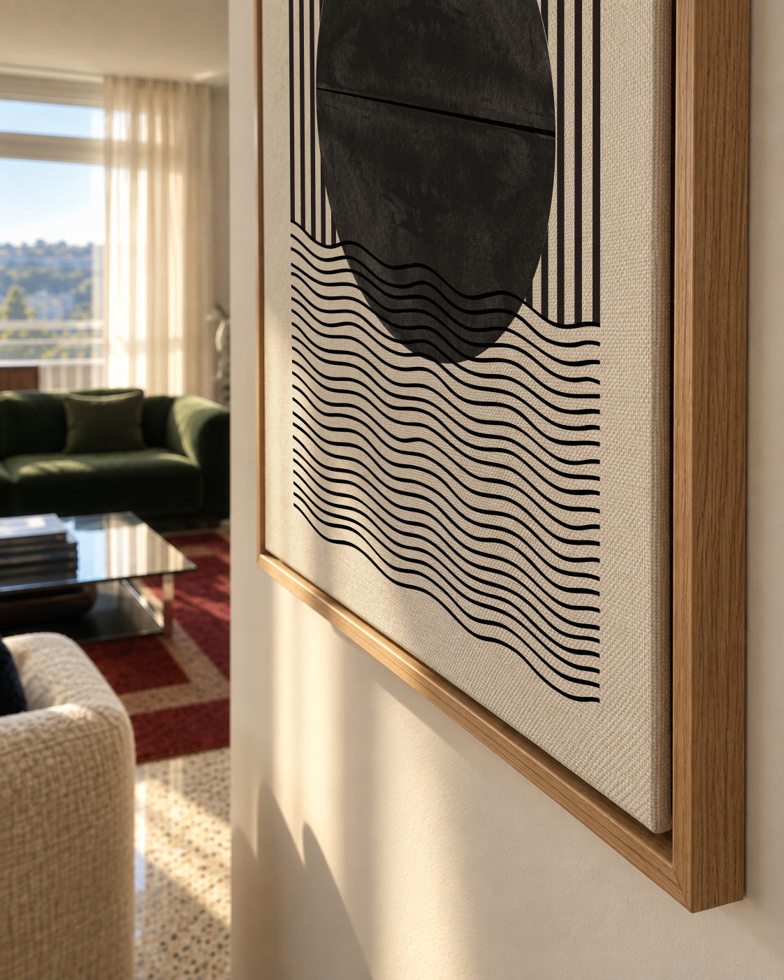 BaB No10. - Framed canvas detail