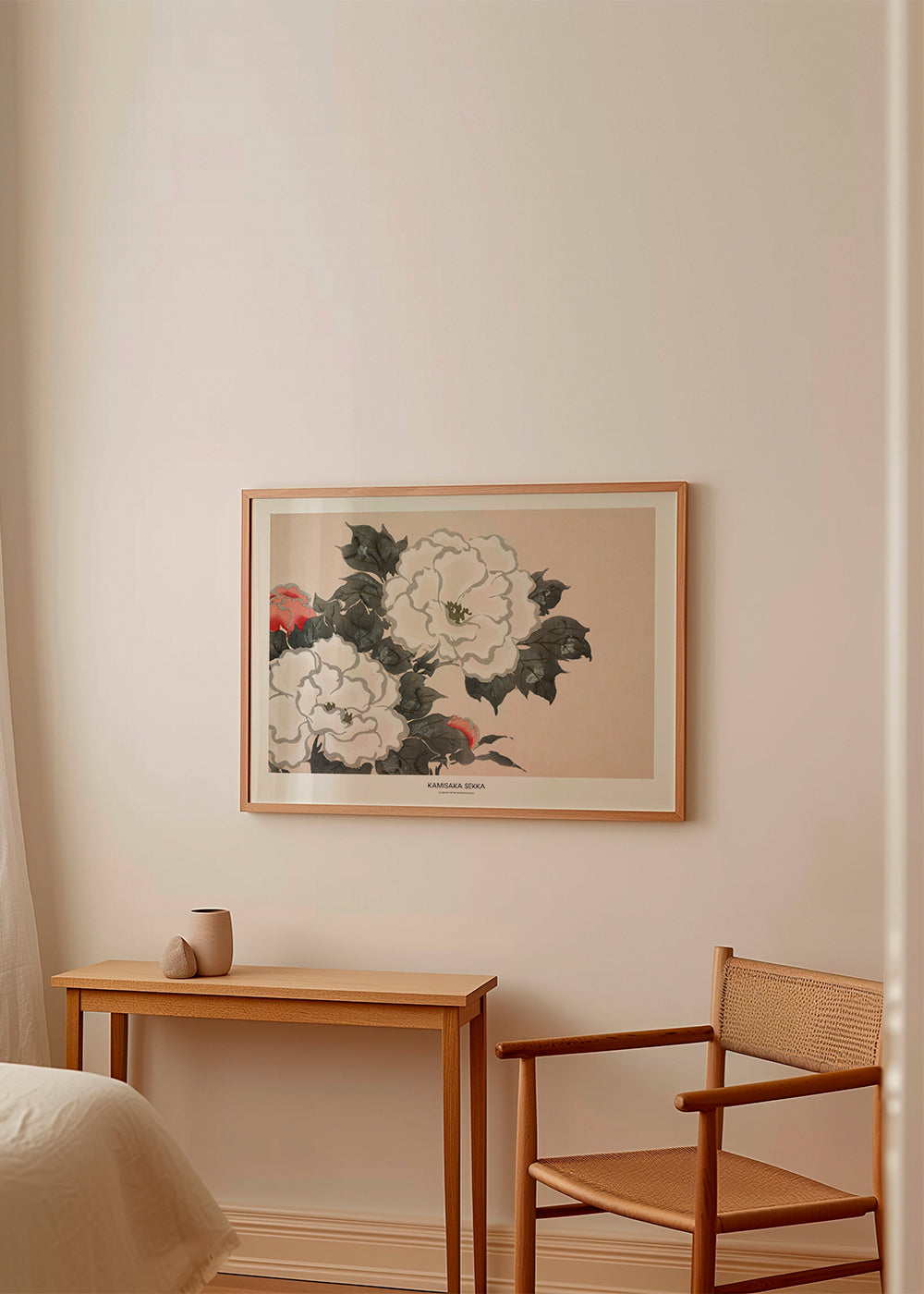 Plakat botaniczny: japońskie studium kwiatowe