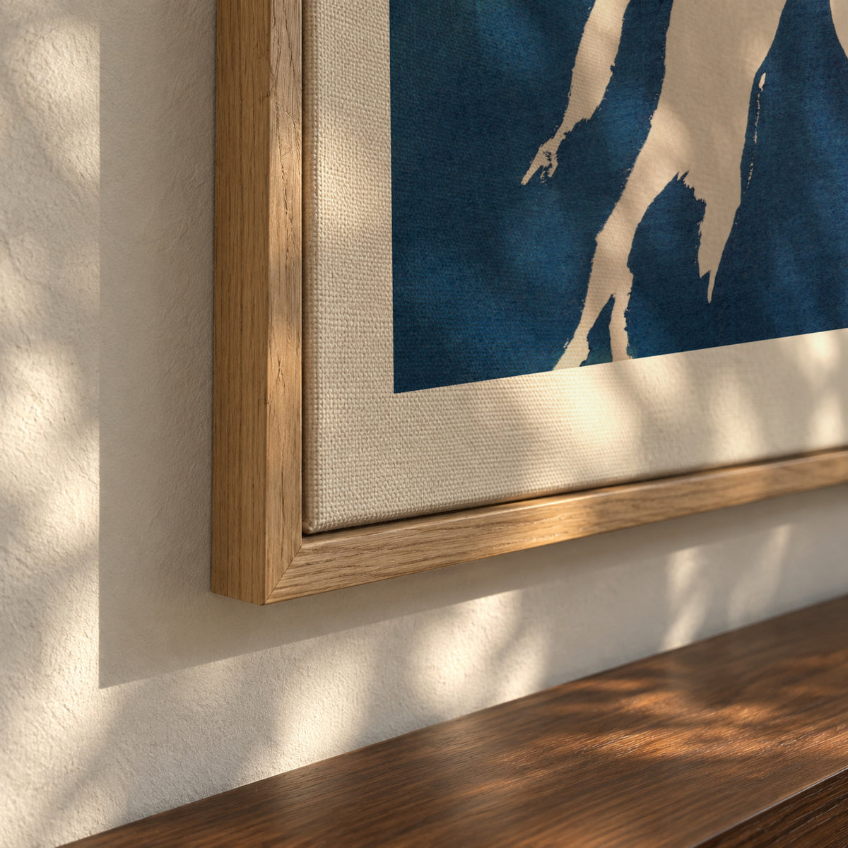 Mount Fuji From Momoyogusa - Framed canvas detail