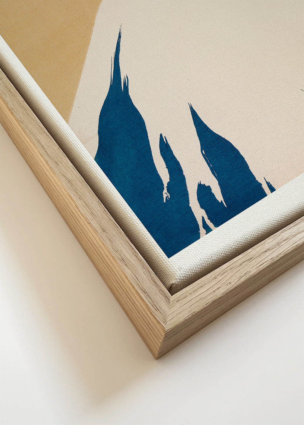 Plakat krajobrazowy: Minimalny Mount Fuji