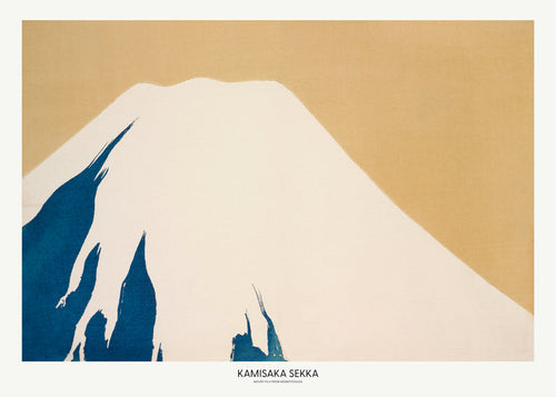 Plakat krajobrazowy: Minimalny Mount Fuji