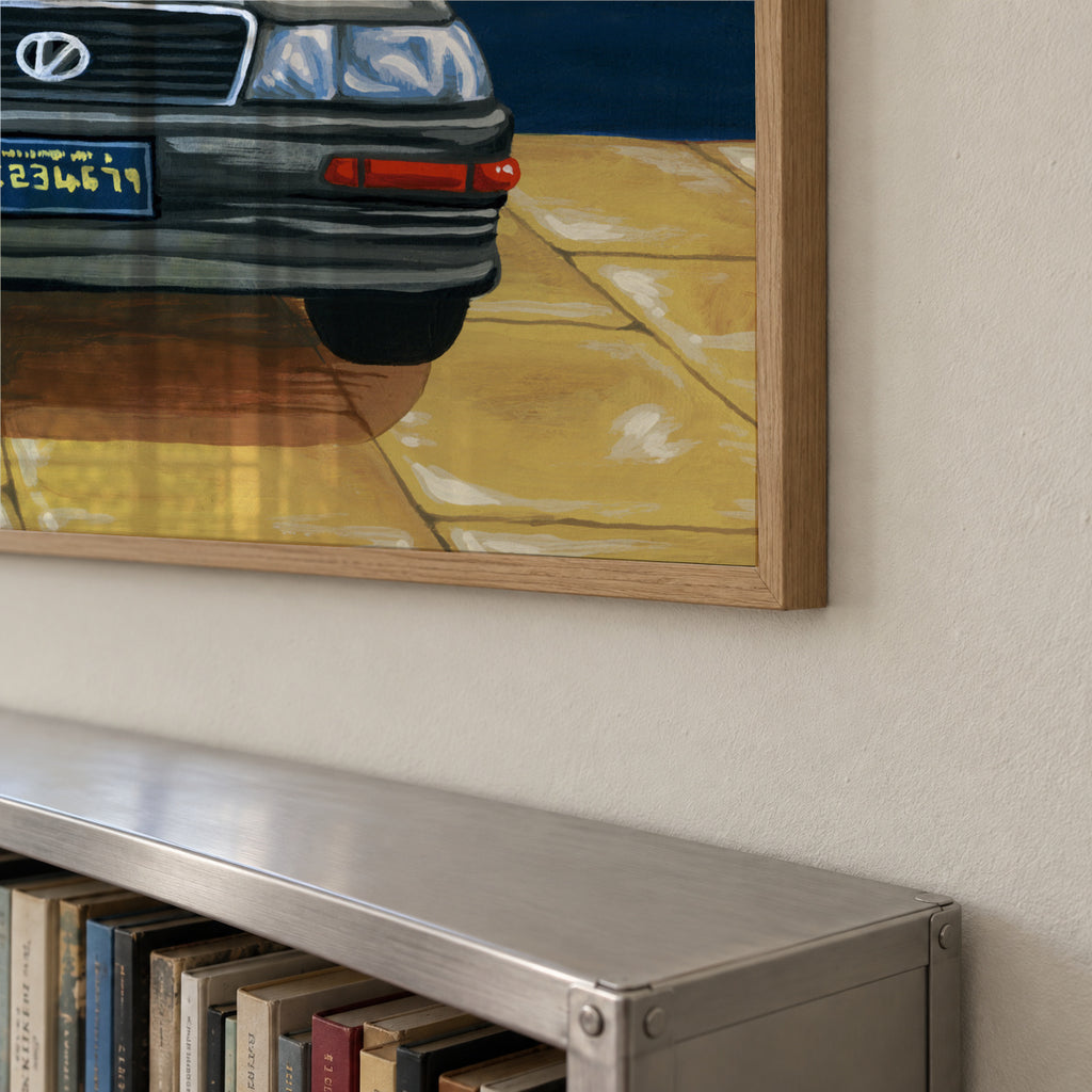 Street Fighter 2 Bonus Stage - Framed poster detail