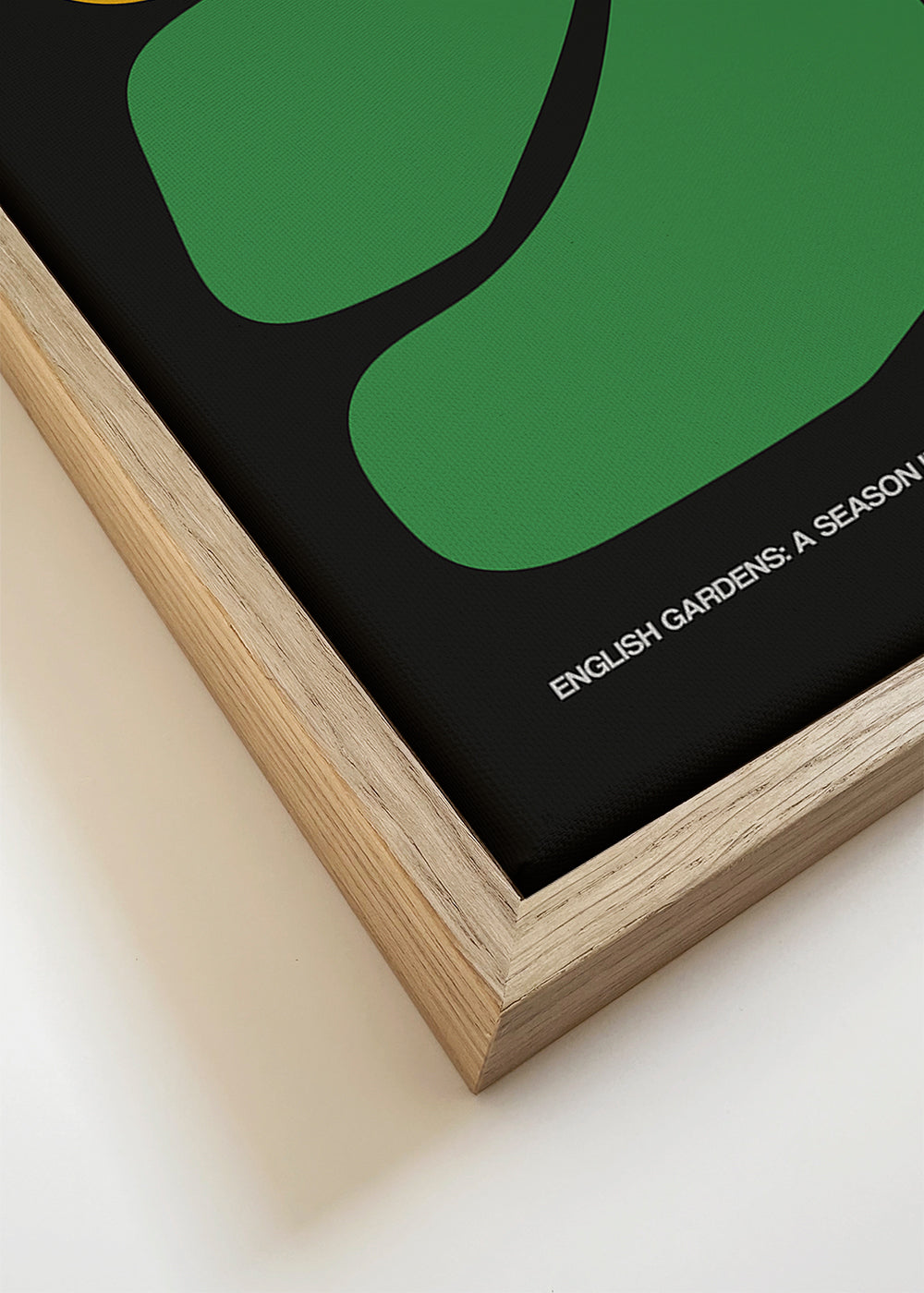 Plakat botaniczny z żółtym kwiatem