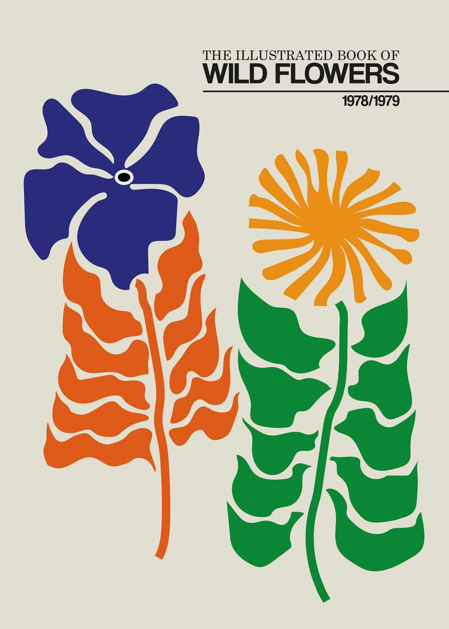 The Illustrated Book Of Wild Flowers Vol.2 Greige