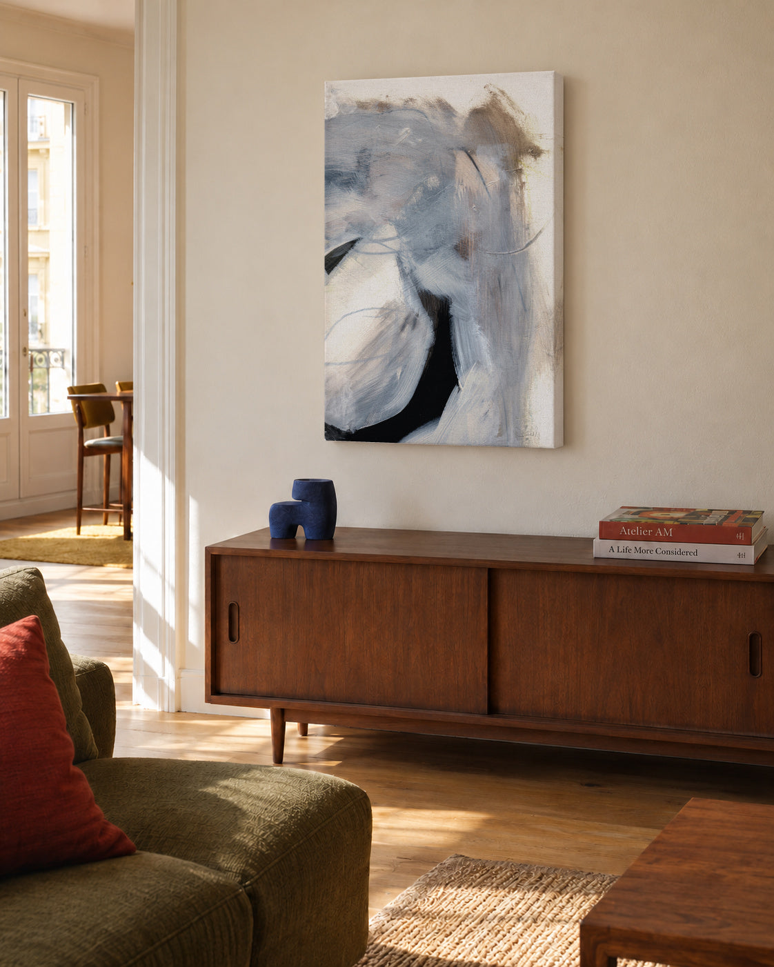 Windy - Unframed canvas in an interior