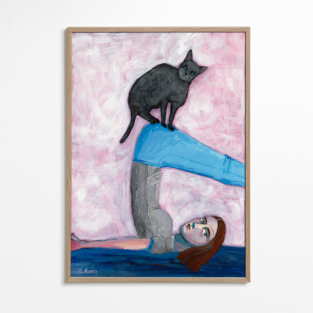 Yoga with my Cat