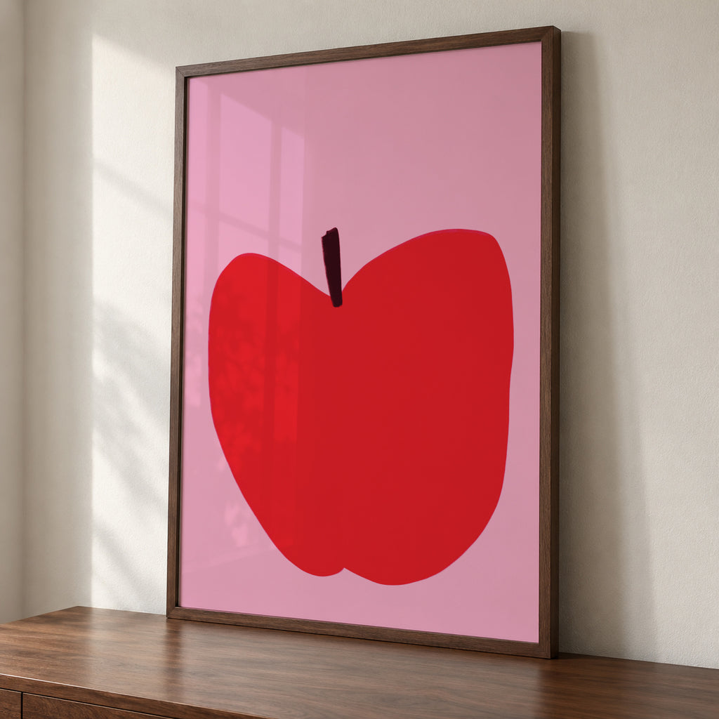 Apple - Framed poster detail