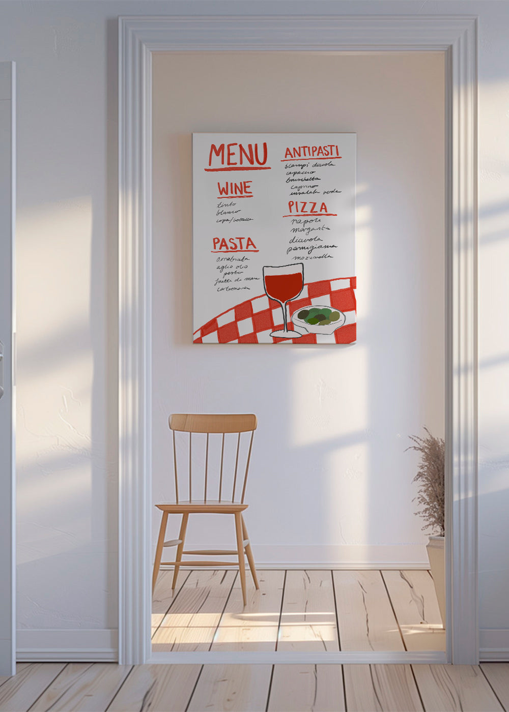 Italian Menu