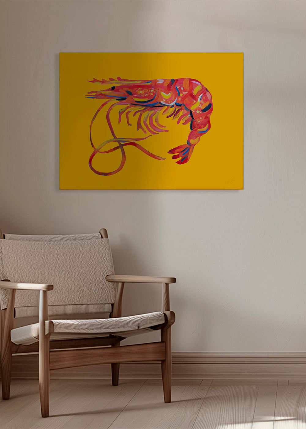 Prawn On Yellow