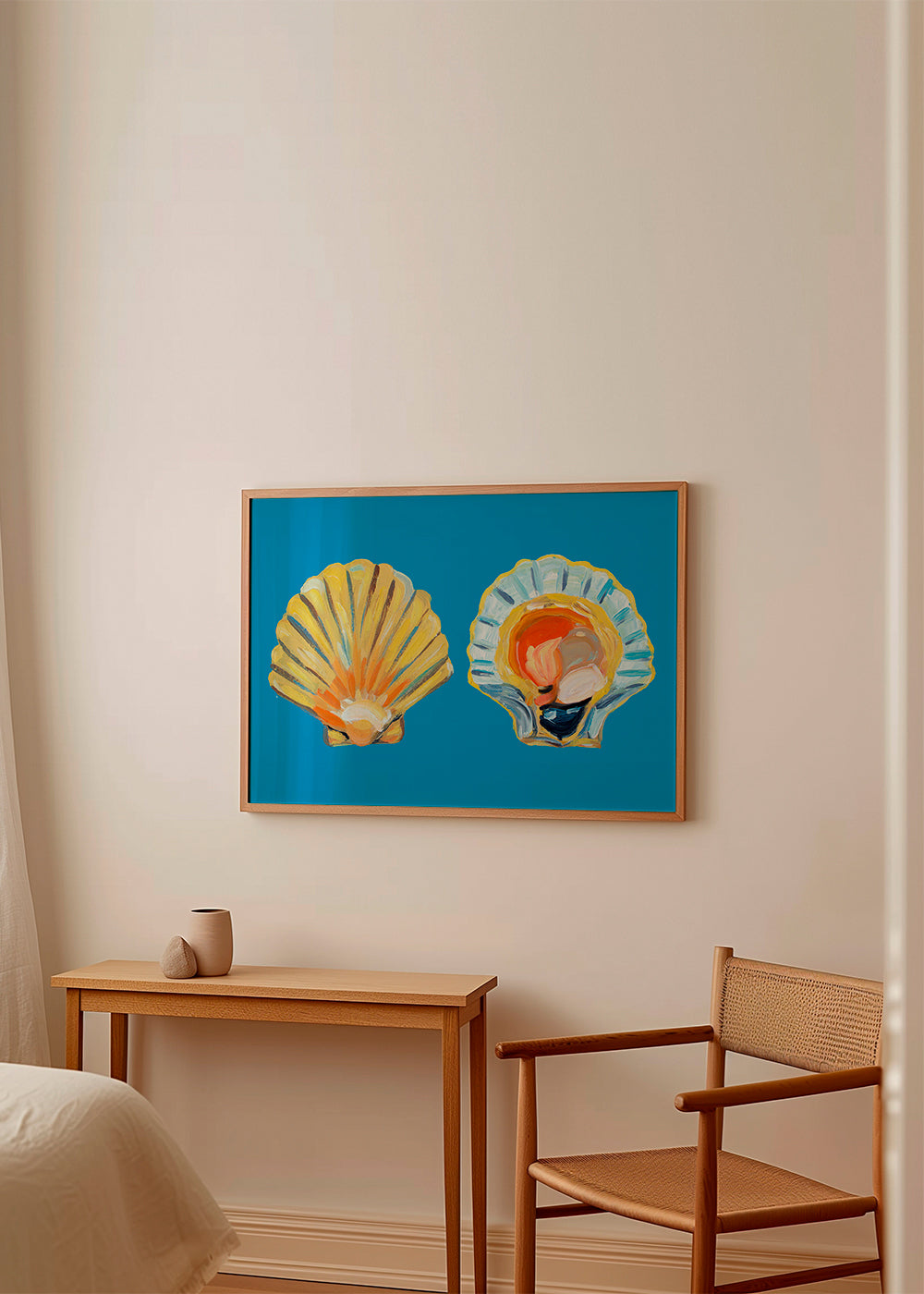 Scallops On Blue