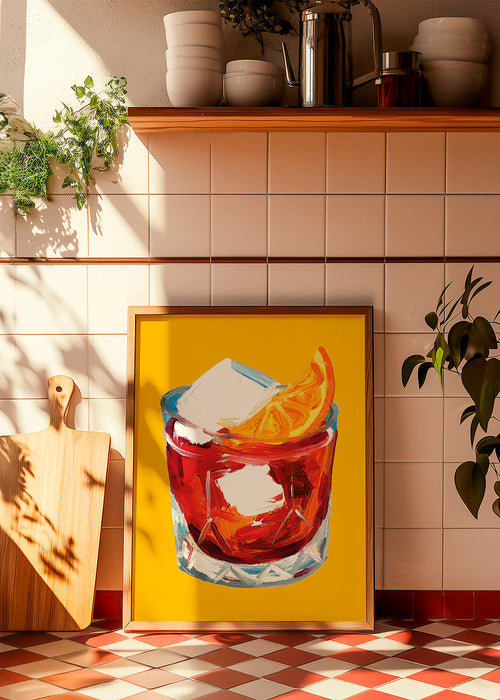 Sztuka do kuchni Ilustracja Negroni