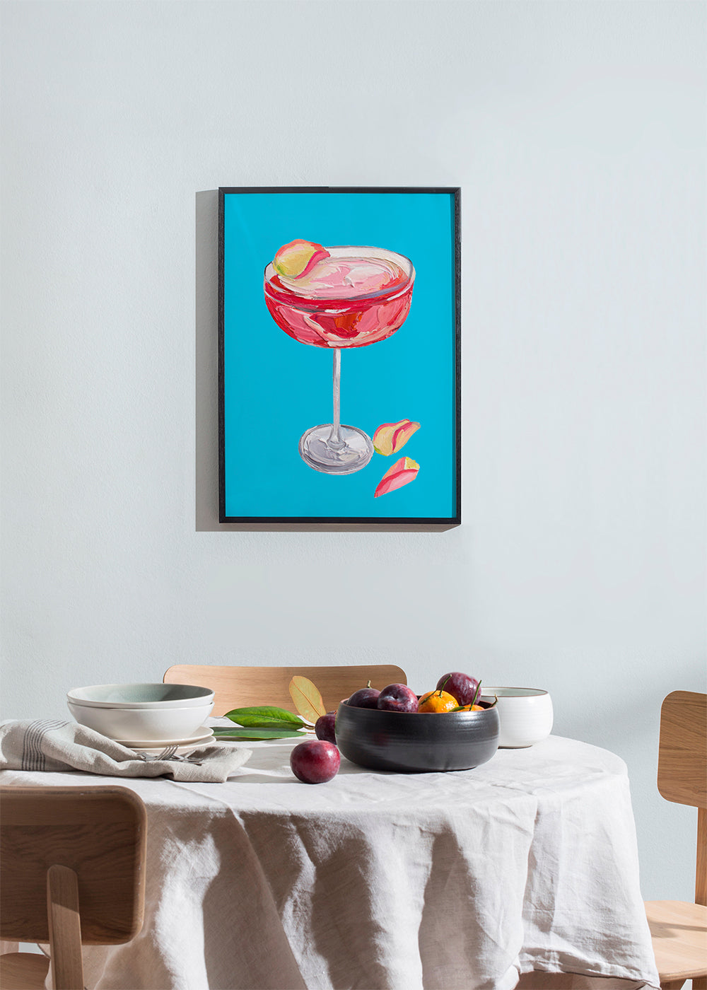 Sparkling Rose Gin Cocktail