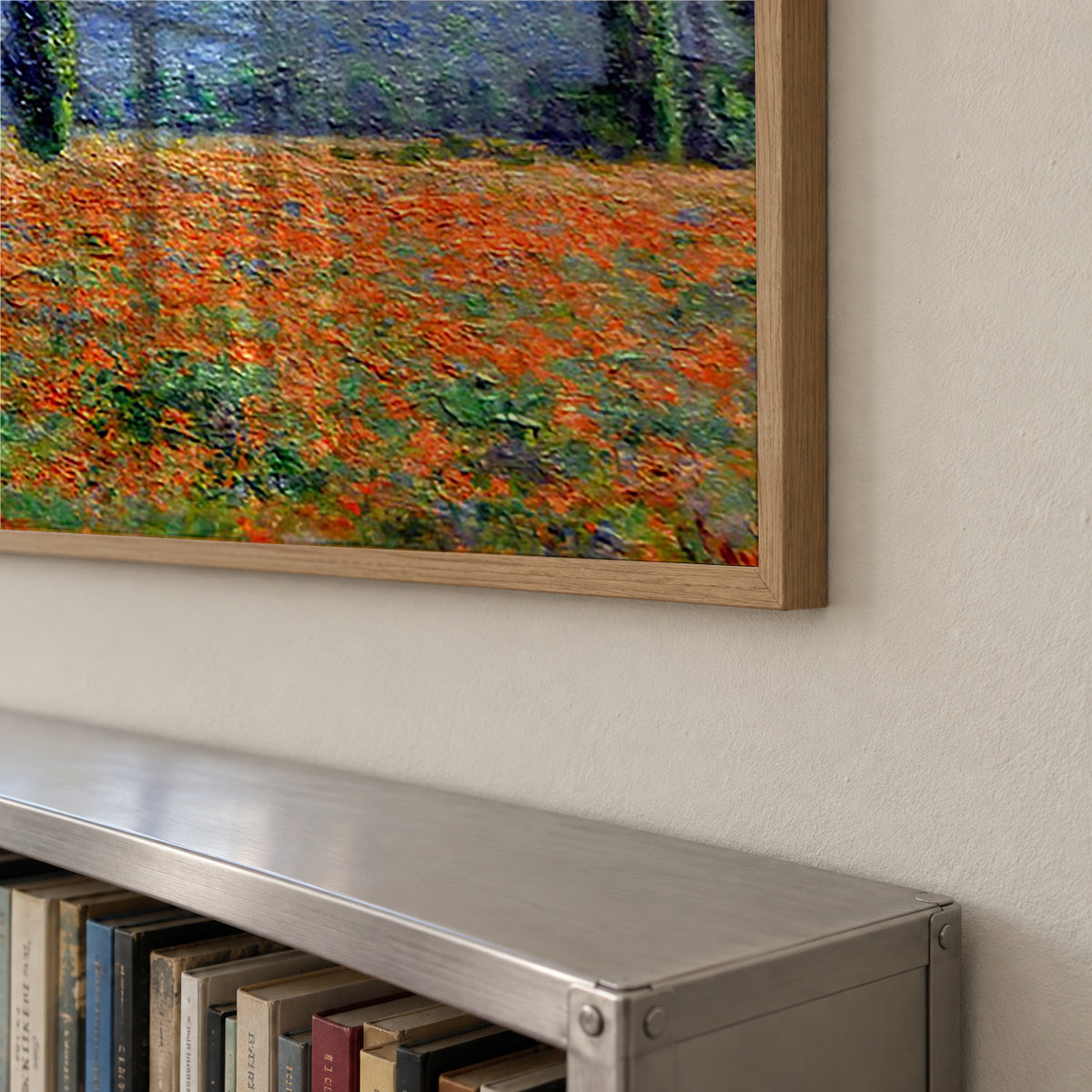 Mohnfield - Claude Monet - Framed poster detail