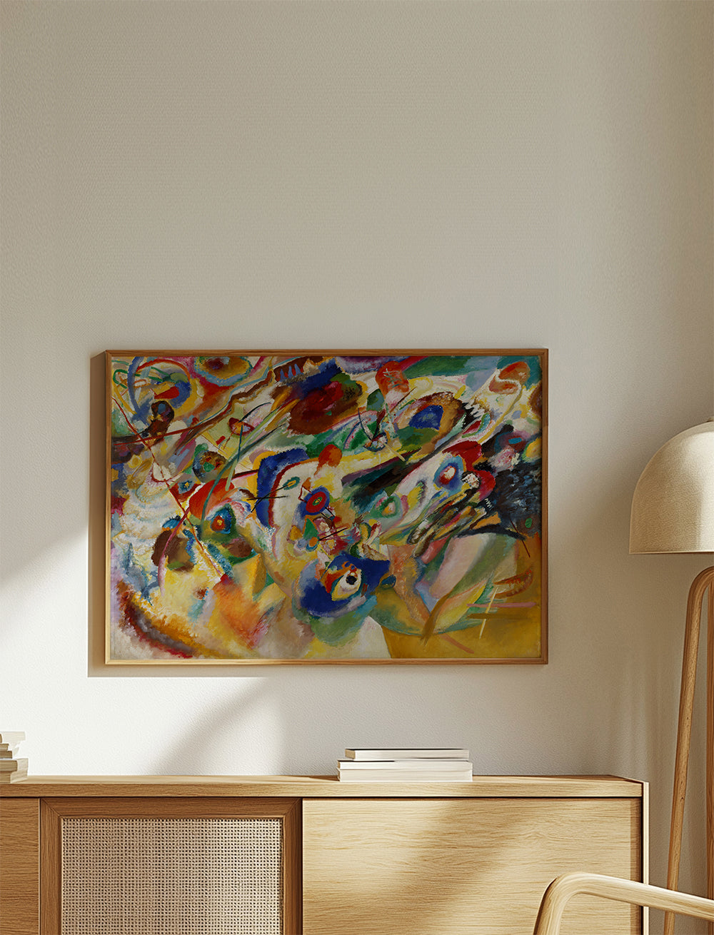 Obraz abstrakcyjny gestualny i kolorowy