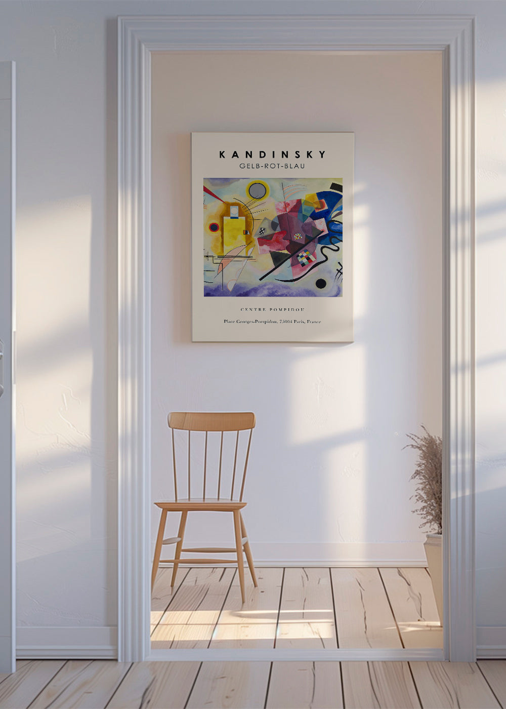 Obraz abstrakcyjny Kandinsky Gelb-Rot-Blau