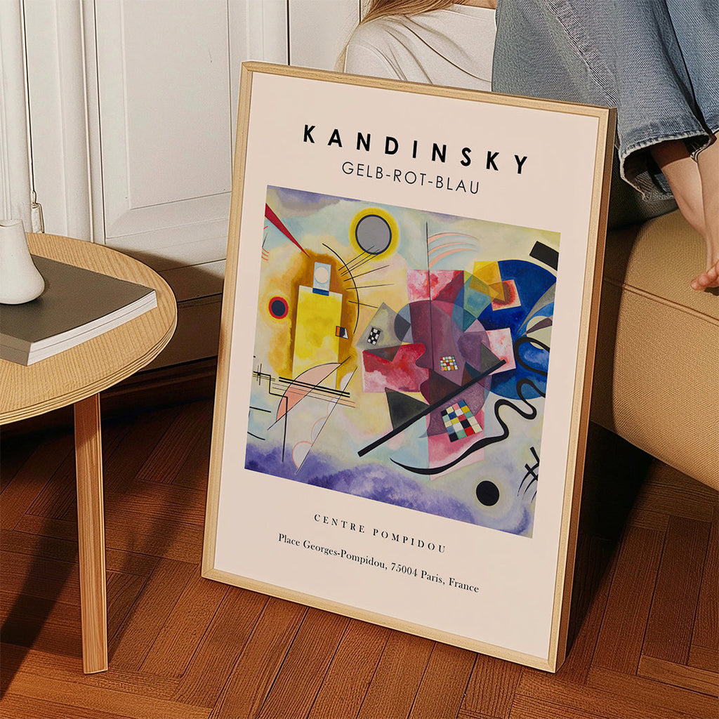 Obraz abstrakcyjny Kandinsky Gelb-Rot-Blau