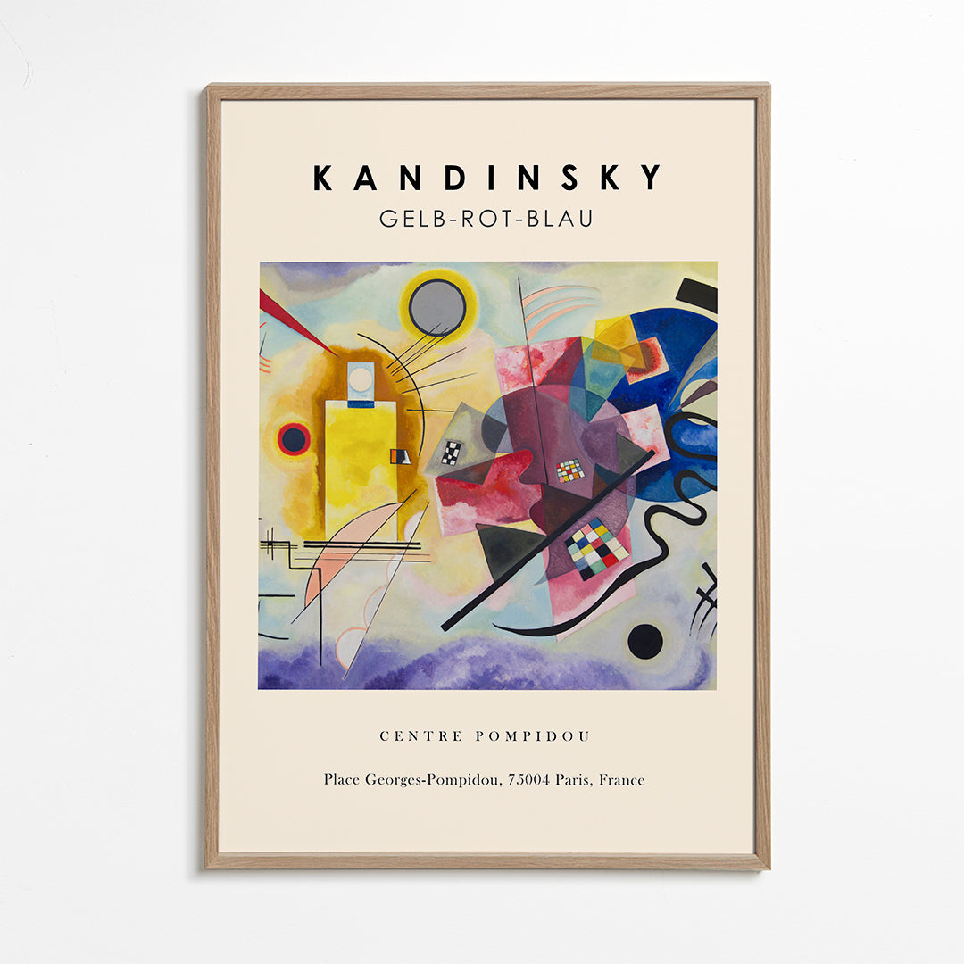 Obraz abstrakcyjny Kandinsky Gelb-Rot-Blau