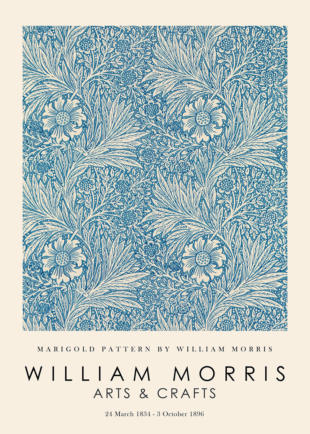 Botaniczny plakat William Morris Marigold