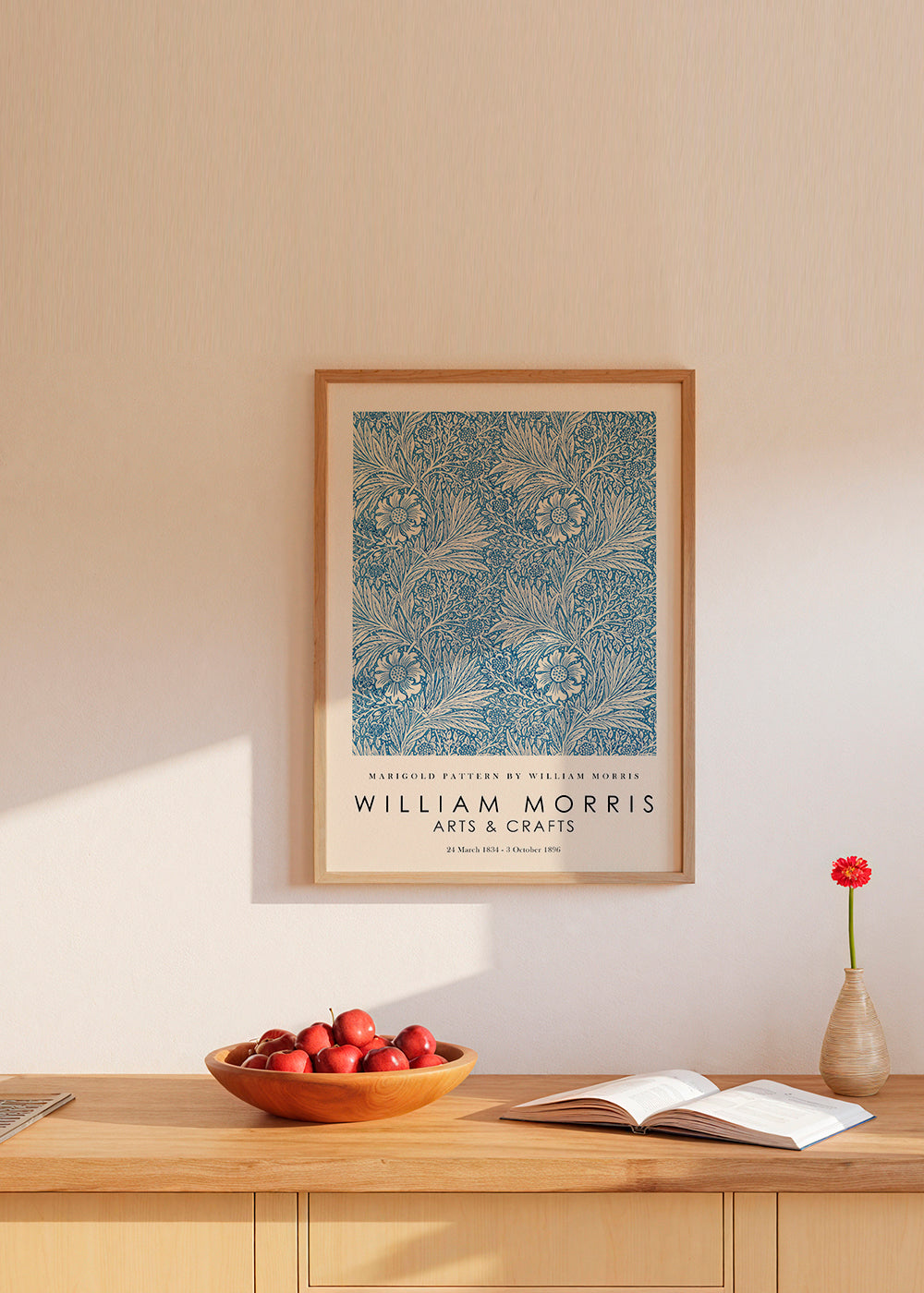 Botaniczny plakat William Morris Marigold
