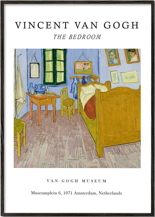 Wydruk vintage: Sypialnia van Gogha