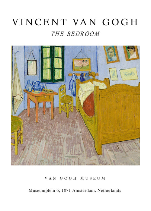 Wydruk vintage: Sypialnia van Gogha