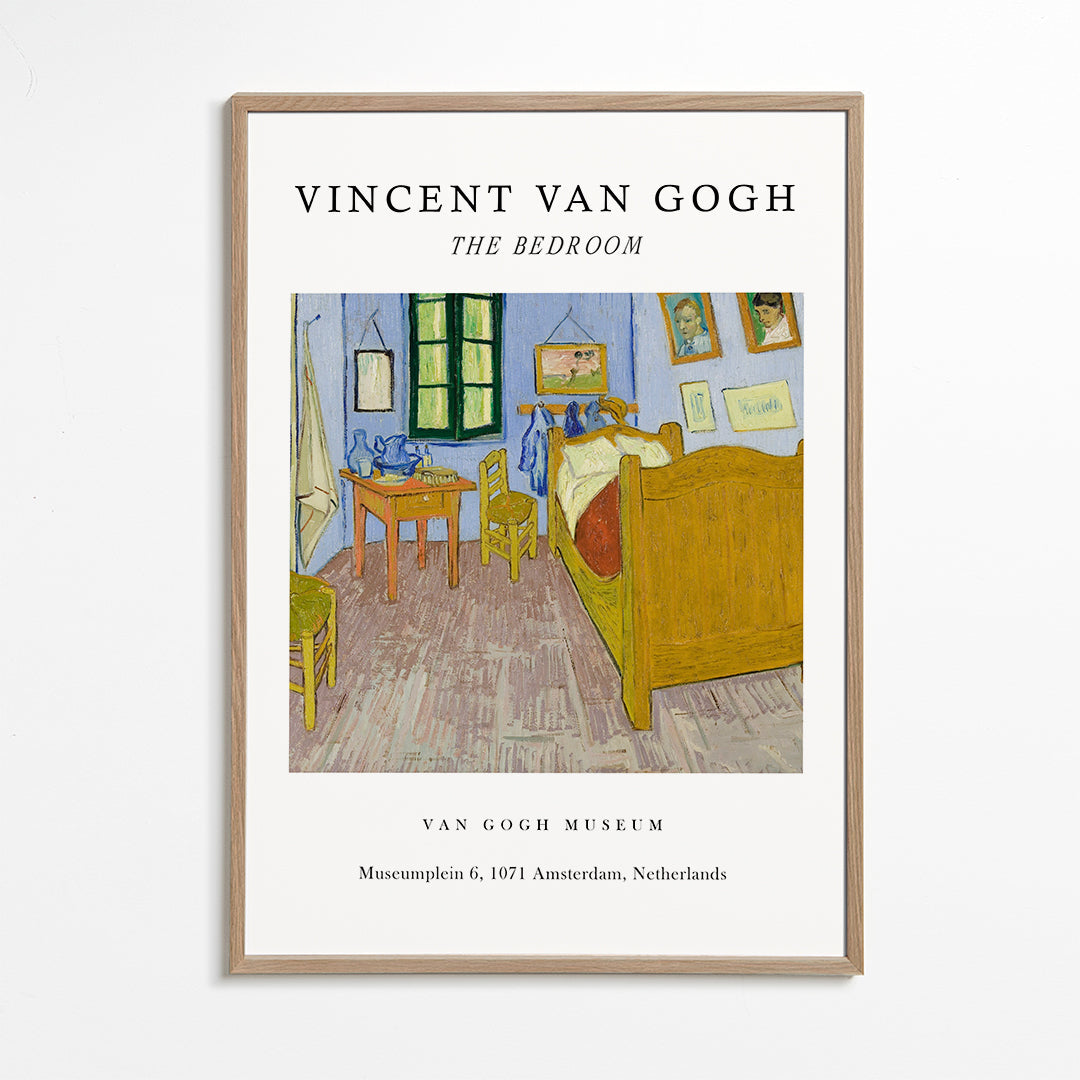 Wydruk vintage: Sypialnia van Gogha