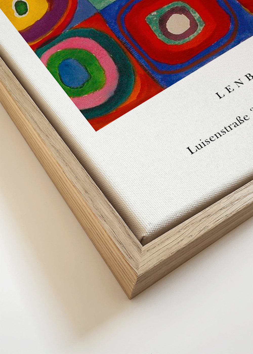 Obraz geometryczny Kandinsky kwadraty i pierścienie