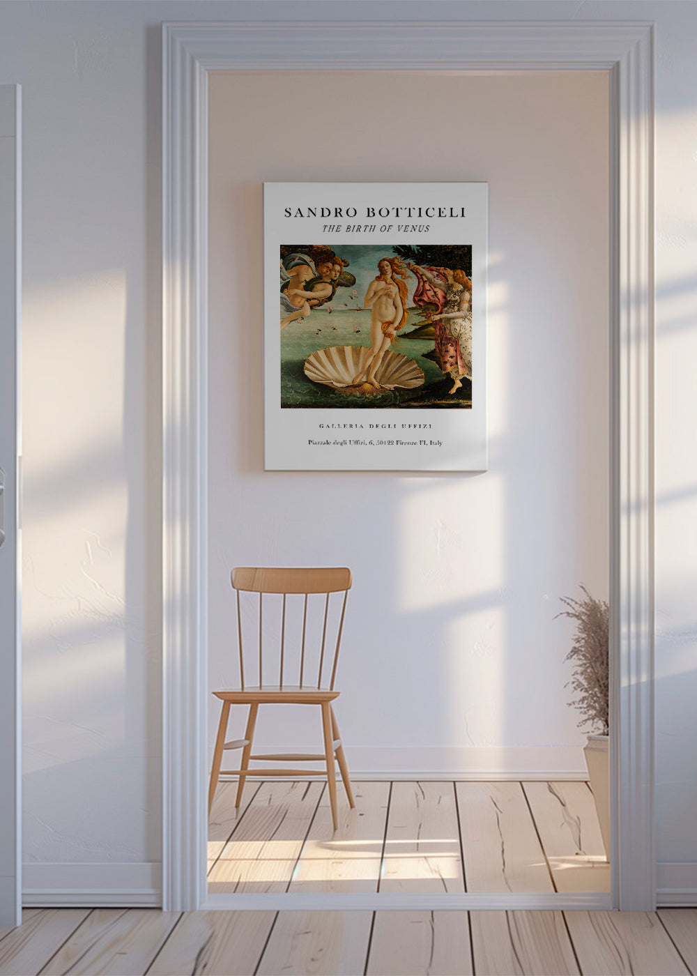 Klasyczne Narodziny Wenus drzewo Botticelli