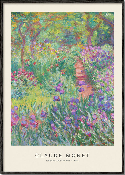 Plakat botaniczny Ogród w Giverny