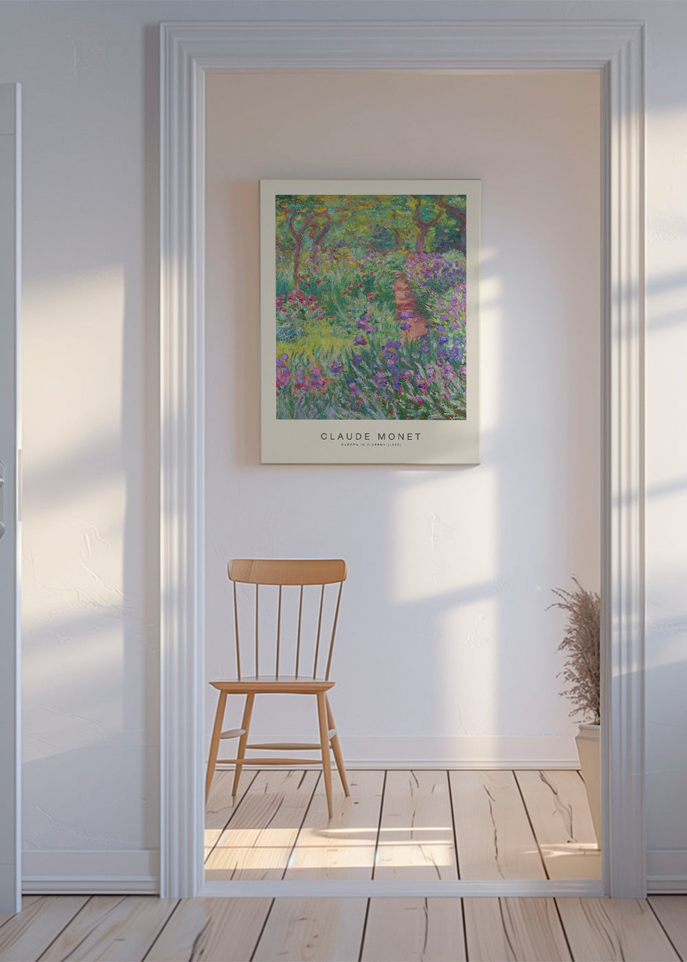 Plakat botaniczny Ogród w Giverny
