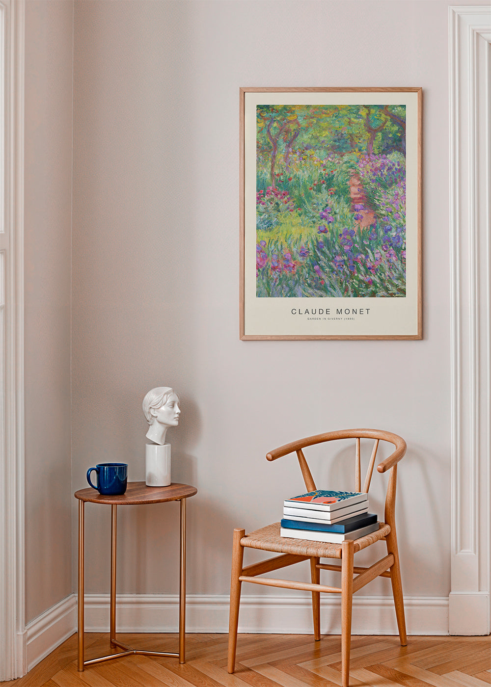 Plakat botaniczny Ogród w Giverny
