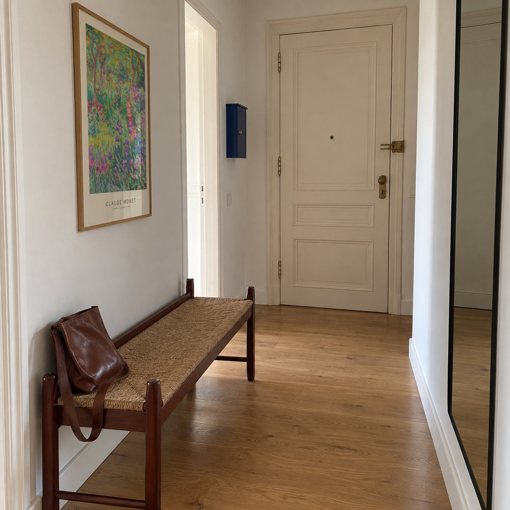 Garden in Giverny (Special Edition) - Claude Monet - Framed poster in an interior