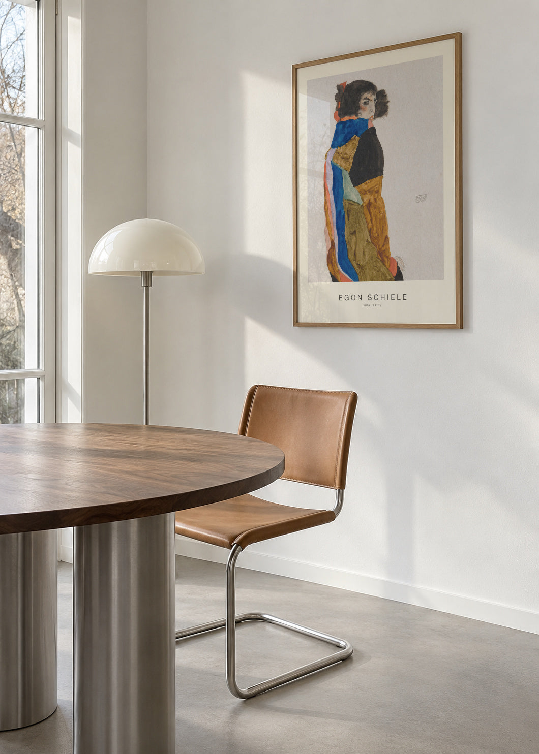 Moa (Special Edition) - Egon Schiele - Framed poster in an interior