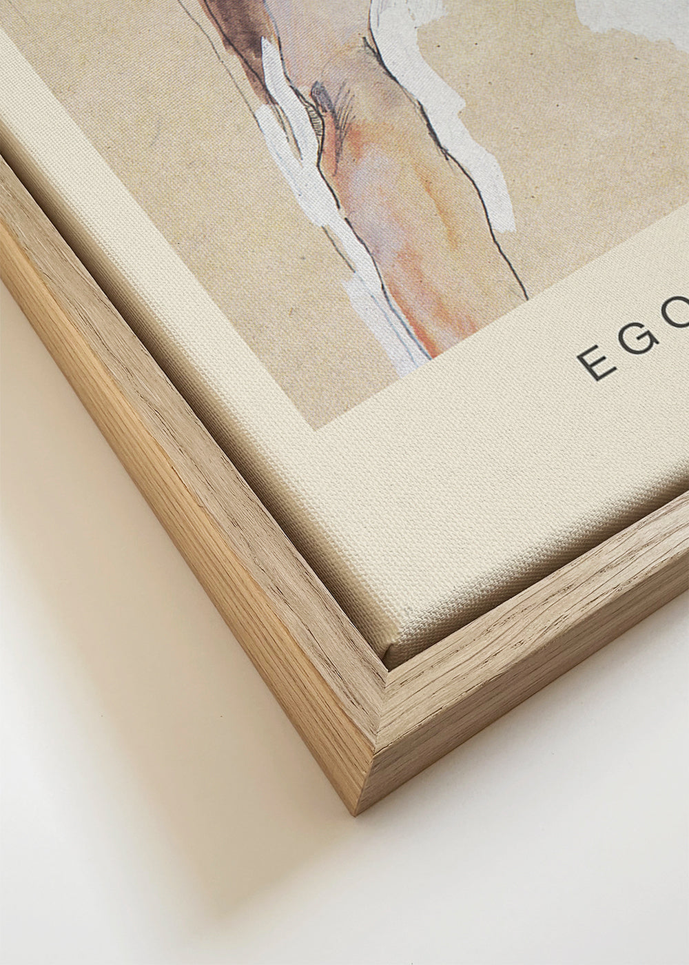 Wintage plakat: leżąca postać kobieca Egon Schiele